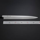 Yanagiba Silver Steel #3 Kasumi Buffalo Ebony Handle 300mm (11.8”)-[Musashi]-[Japanese-Kitchen-Knives]