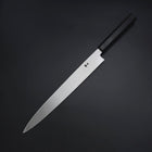 Yanagiba Silver Steel #3 Kasumi Büffelhorn und Ebenholz Griff 270mm-[Musashi]-[Japan-Küchenmesser]