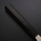 Yanagiba Silver Steel #3 Kasumi Büffelhorn und Ebenholz Griff 270mm-[Musashi]-[Japan-Küchenmesser]