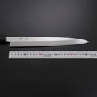 Yanagiba Silver Steel #3 Kasumi Büffelhorn und Ebenholz Griff 270mm-[Musashi]-[Japan-Küchenmesser]