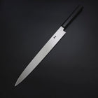 Yanagiba Silver Steel #3 Kasumi Büffelhorn und Ebenholz Griff 300mm-[Musashi]-[Japan-Küchenmesser]