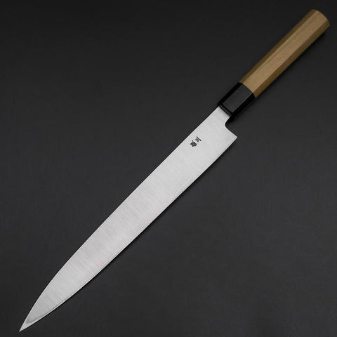 Yanagiba Silver Steel #3 Kasumi Büffelhorn und Magnolienholz Griff 270mm-[Musashi]-[Japan-Küchenmesser]