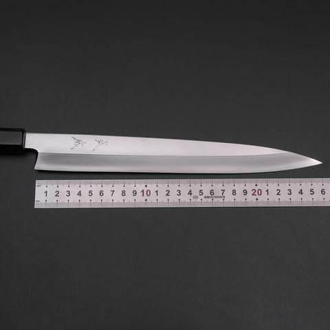 Yanagiba Silver Steel #3 Kasumi Büffelhorn und Magnolienholz Griff 270mm-[Musashi]-[Japan-Küchenmesser]