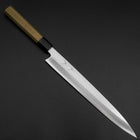 Yanagiba Silver Steel #3 Kasumi Büffelhorn und Magnolienholz Griff 270mm-[Musashi]-[Japan-Küchenmesser]