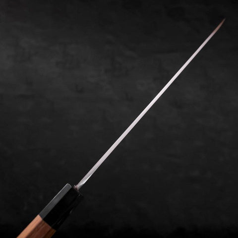 Yanagiba Silver Steel #3, Kasumi Büffelhorn und Teak Griff, 270mm-[Musashi]-[Japan-Küchenmesser]