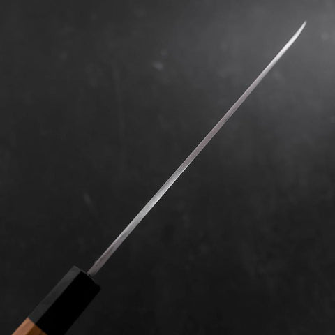 Yanagiba Silver Steel #3 Kasumi Büffelhorn und Teakholz Griff 200mm-[Musashi]-[Japan-Küchenmesser]