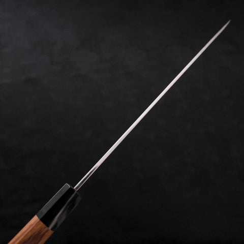 Yanagiba Silver Steel #3 Kasumi Büffelhorn und Teakholz Griff 270mm-[Musashi]-[Japan-Küchenmesser]