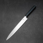 Yanagiba Silver Steel #3 Kasumi Dunkelblauer Urushi Griff 260mm-[Musashi]-[Japan-Küchenmesser]