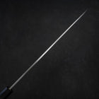 Yanagiba Silver Steel #3 Kasumi Dunkelblauer Urushi Griff 260mm-[Musashi]-[Japan-Küchenmesser]