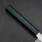 Yanagiba Silver Steel #3 Kasumi Dunkelblauer Urushi Griff 260mm-[Musashi]-[Japan-Küchenmesser]