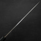 Yanagiba Silver Steel #3 Kasumi Urushi Griff in Dunkelblau 240mm-[Musashi]-[Japan-Küchenmesser]