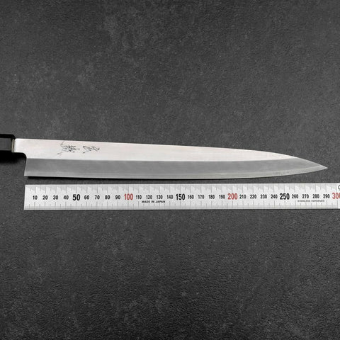 Yanagiba Silver Steel #3 Kasumi Walnussholz Griff 300mm-[Musashi]-[Japan-Küchenmesser]