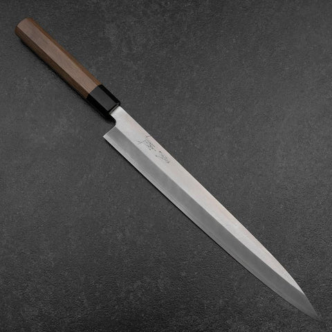 Yanagiba Silver Steel #3 Kasumi Walnussholz Griff 300mm-[Musashi]-[Japan-Küchenmesser]