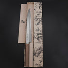 Yanagiba Silver Steel #3 Kasumi Weißer Urushi Griff 260mm-[Musashi]-[Japan-Küchenmesser]