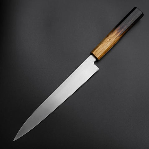 Yanagiba Silver Steel #3 Kasumi Yaki Urushi Griff 205mm-[Musashi]-[Japan-Küchenmesser]