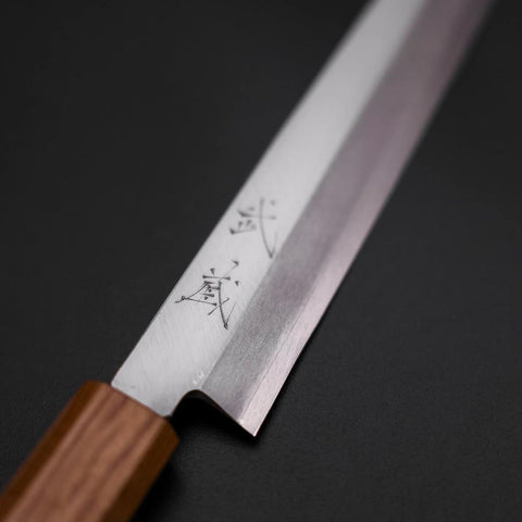 Yanagiba Silver Steel #3 Kasumi Yaki Urushi Griff 205mm-[Musashi]-[Japan-Küchenmesser]