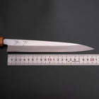 Yanagiba Silver Steel #3 Kasumi Yaki Urushi Griff 205mm-[Musashi]-[Japan-Küchenmesser]