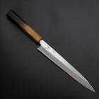 Yanagiba Silver Steel #3 Kasumi Yaki Urushi Handle 205mm-[Musashi]-[Japanese-Kitchen-Knives]