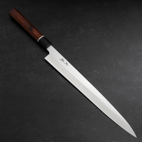 Yanagiba VG-10 Damascus Kirschholz Griff 300mm mit Scheide-[Musashi]-[Japan-Küchenmesser]