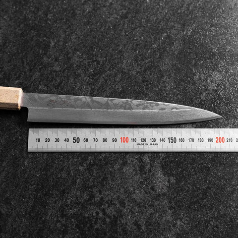 Yanagiba VG-10 Damast Weißer Urushi Griff 210mm-[Musashi]-[Japan-Küchenmesser]