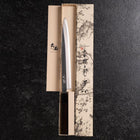 Yanagiba VG-10 Kagami Büffelhorn und Ebenholz Griff 270mm-[Musashi]-[Japan-Küchenmesser]