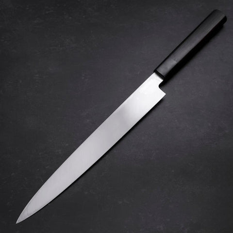 Yanagiba VG-10 Kagami Kasumi Rosen- und Ebenholz Griff 270mm-[Musashi]-[Japan-Küchenmesser]