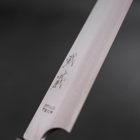 Yanagiba VG-10 Kasumi Büffelhorn und Ebenholz Griff 240mm-[Musashi]-[Japan-Küchenmesser]