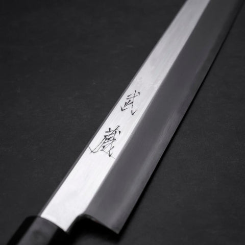 Yanagiba VG-10 Mirror Kasumi Shitan Ebony Handle 300mm (11.8”)-[Musashi]-[Japan-Küchenmesser]