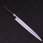 Yanagiba White Steel #1 Büffelhorn und Ebenholz Griff 300mm-[Musashi]-[Japan-Küchenmesser]