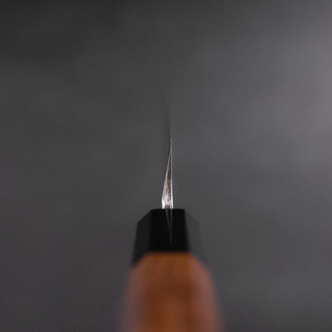 Yanagiba White Steel #2 Hon-Kasumi Büffelhorn und Teak Griff 270mm-[Musashi]-[Japan-Küchenmesser]