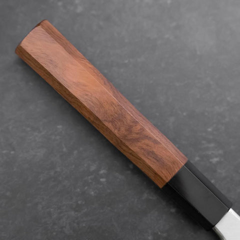 Yanagiba White Steel #2 Hon-Kasumi Büffelhorn und Teak Griff 270mm-[Musashi]-[Japan-Küchenmesser]