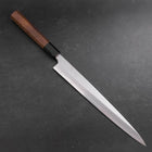 Yanagiba White Steel #2 Hon-Kasumi Büffelhorn und Teak Griff 270mm-[Musashi]-[Japan-Küchenmesser]