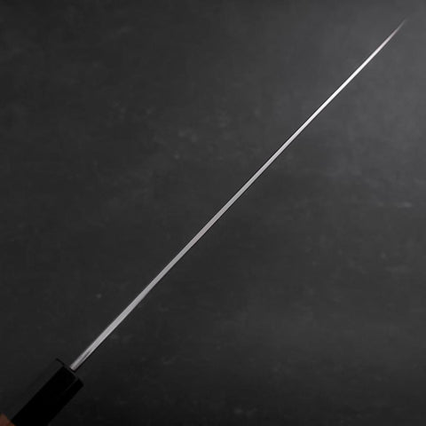 Yanagiba White Steel #2 Hon-Kasumi Büffelhorn und Teakholz Griff 270mm-[Musashi]-[Japan-Küchenmesser]