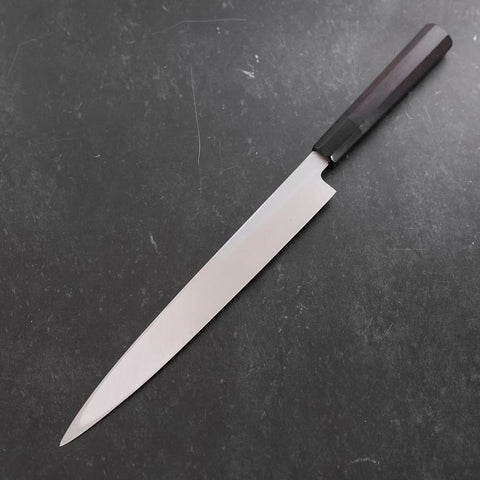 Yanagiba White Steel #2 Kasumi Büffelhorn und Ebenholz Griff 270mm-[Musashi]-[Japan-Küchenmesser]