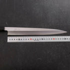 Yanagiba White Steel #2 Kasumi Büffelhorn und Ebenholz Griff 270mm-[Musashi]-[Japan-Küchenmesser]