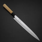 Yanagiba White Steel #2 Kasumi Büffelhorn und Magnolienholz Griff 270mm-[Musashi]-[Japan-Küchenmesser]