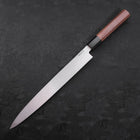 Yanagiba White Steel #2 Kasumi Büffelhorn und Walnussholz Griff 270mm-[Musashi]-[Japan-Küchenmesser]
