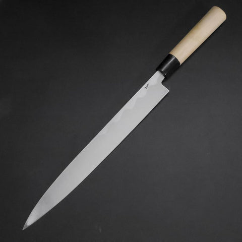 Yanagiba White Steel #2 Kasumi Cherry Handle 300mm (11.8”)-[Musashi]-[Japan-Küchenmesser]