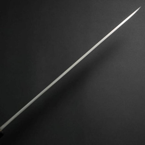 Yanagiba White Steel #2 Kasumi Chokin Drache Büffelhorn und Ebenholz Griff 240mm-[Musashi]-[Japan-Küchenmesser]