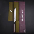 Yanagiba White Steel #2 Kasumi Kirschholz Griff 200mm-[Musashi]-[Japan-Küchenmesser]