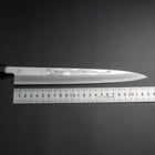 Yanagiba White Steel #2 Kasumi Silber Drache Büffelhorn und Ebenholz Griff 240mm-[Musashi]-[Japan-Küchenmesser]