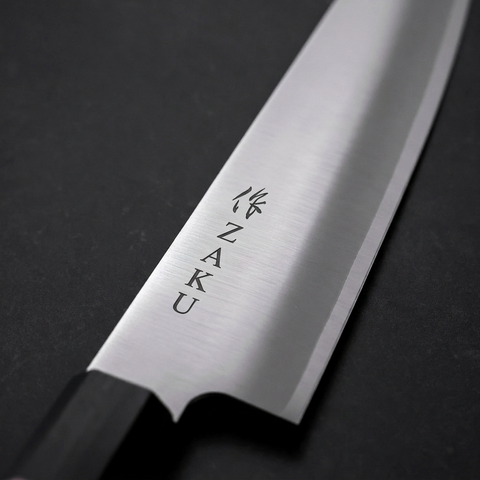 作(ZAKU) Series Kiritsuke VG-10 Polished Cherry Handle 210mm (8.3”)-[Musashi]-[Japan-Küchenmesser]
